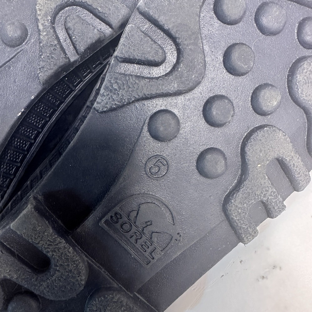 Sorel Snow Boots Youth Size 5 Blue Super‎ Trooper Winter Insulated Waterproof - Picture 8 of 10